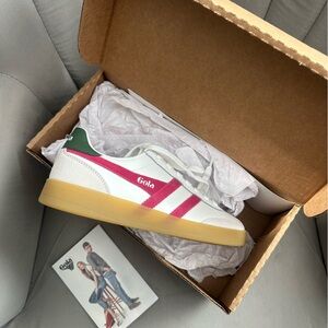 Gola White and Pink Sneakers